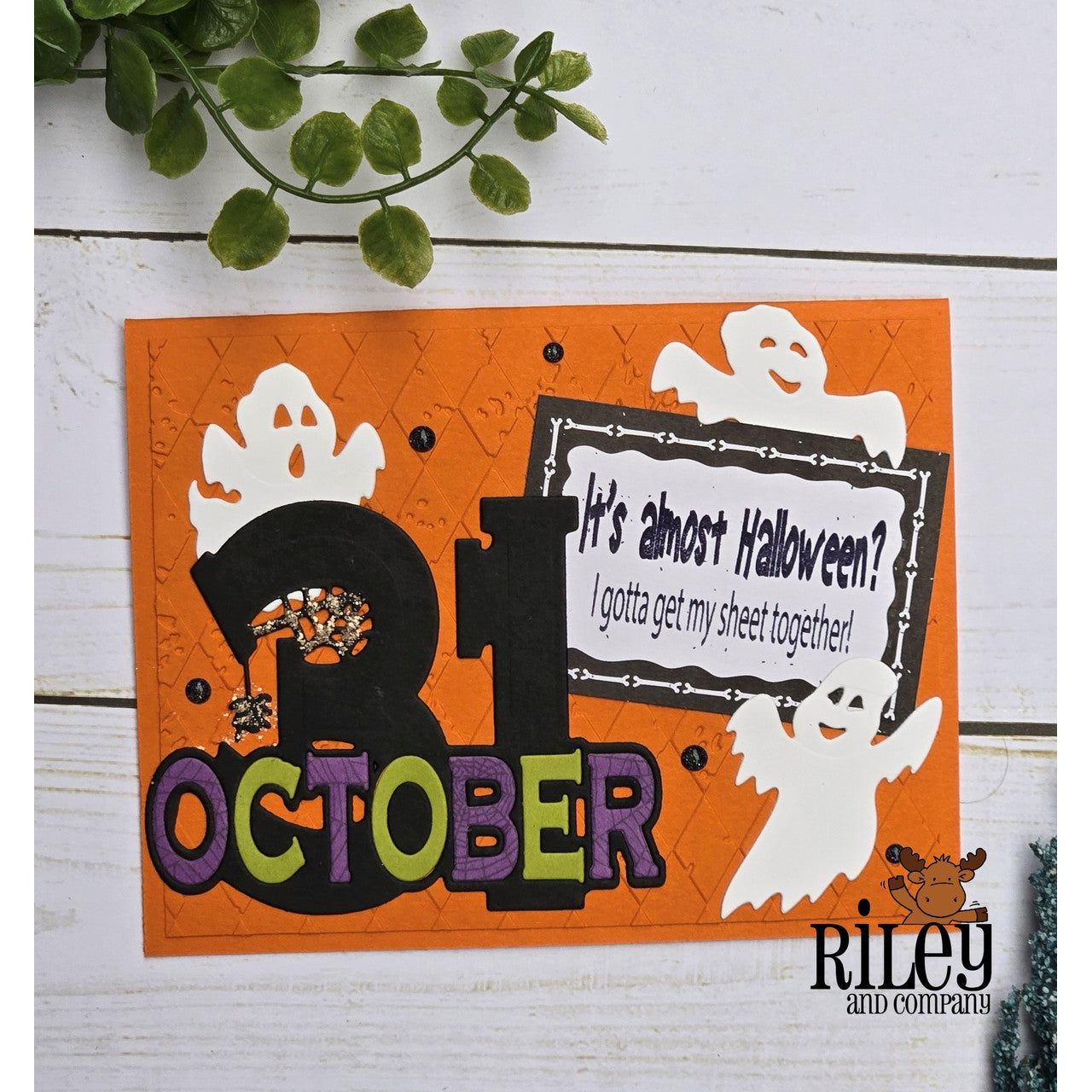 Riley And Company Funny Bones I Gotta Get My Sheet Together Clear Stamp rwd-1303