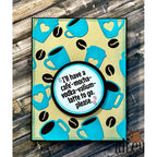 Riley And Company Funny Bones I'll Have a Latte... Clear Stamp rwd-1291