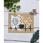 Riley And Company Funny Bones I'll Have a Latte... Clear Stamp rwd-1291