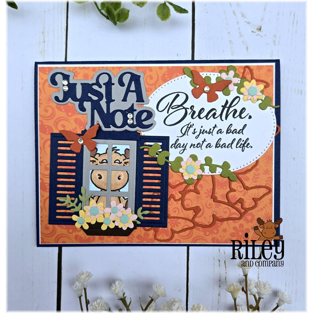 Riley And Company Funny Bones It's Just A Bad Day Clear Stamp rwd-1379 breathe