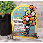 Riley And Company Funny Bones Keeping Each Other Sane Clear Stamp rwd-1394 butterflies