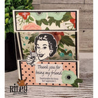 Riley And Company Funny Bones Life Choices Clear Stamp rwd-1412 drinks