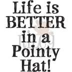 Riley And Company Funny Bones Life Is Better In A Pointy Hat Clear Stamp rwd-1400