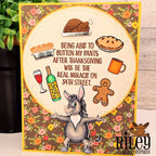 Riley And Company Funny Bones Miracle on 34th Street Clear Stamp rwd-1429 flowers