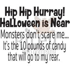 Riley And Company Funny Bones Monsters Don't Scare Me Clear Stamp rwd-1385