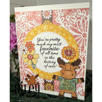 Riley And Company Funny Bones Most Favorite of All Time Clear Stamp rwd-1358 flowers