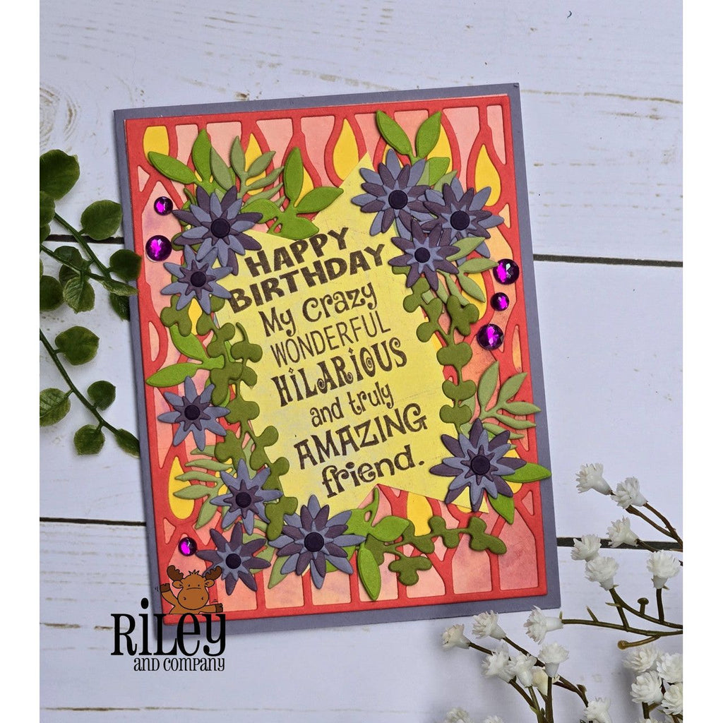 Riley And Company Funny Bones My Crazy Friend Clear Stamp rwd-1310