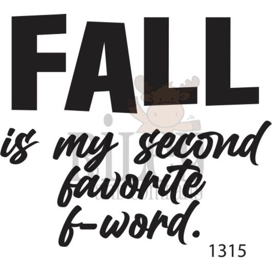 Riley And Company Funny Bones My Favorite F-Word Clear Stamp rwd-1315