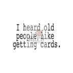 Riley And Company Funny Bones Old People like Getting Cards Clear Stamp rwd-1382