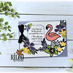 Riley And Company Funny Bones Some Days Clear Stamp rwd-1398 flwoers