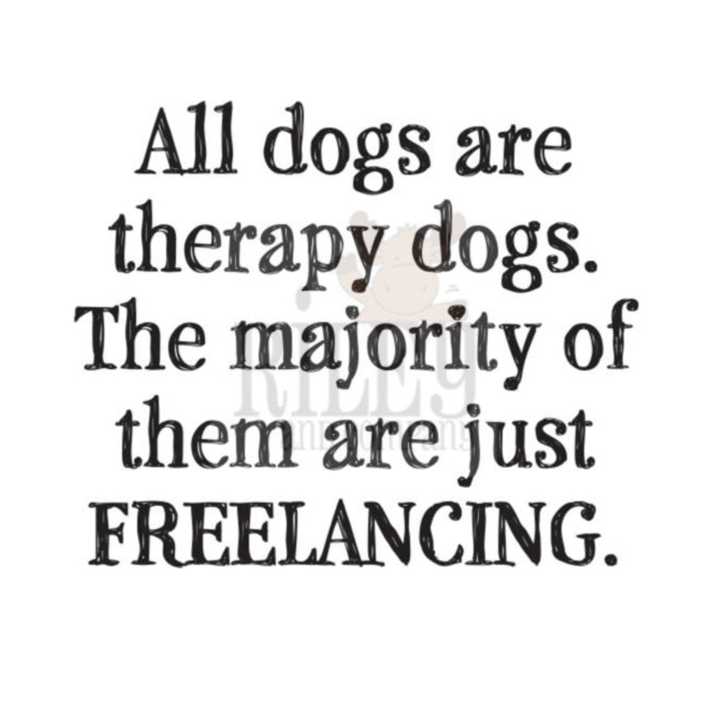 Riley And Company Funny Bones Therapy Dogs Clear Stamp rwd-1473