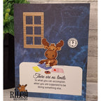 Riley And Company Funny Bones There Are No Limits Clear Stamp rwd-1410 space
