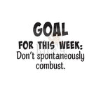 Riley And Company Funny Bones This Week's Goal Clear Stamp rwd-1482