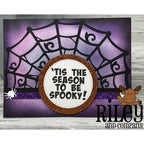 Riley And Company Funny Bones Tis The Season To Be Spooky! Clear Stamp rwd-1396 spider
