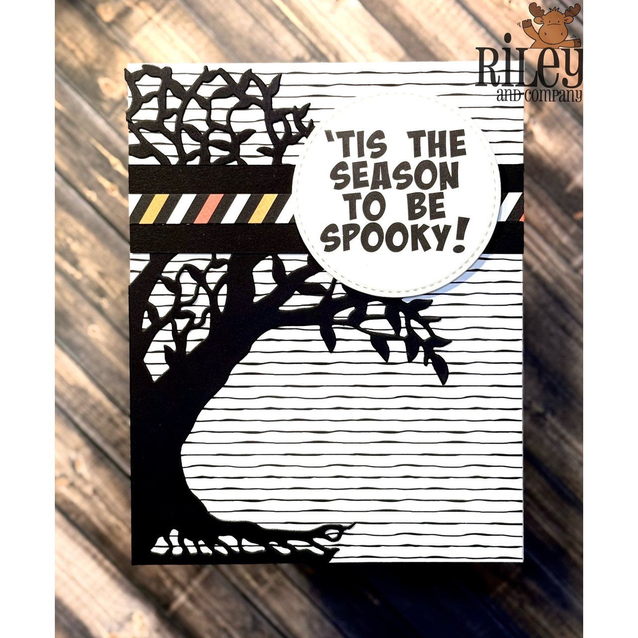 Riley And Company Funny Bones Tis The Season To Be Spooky! Clear Stamp rwd-1396 tree