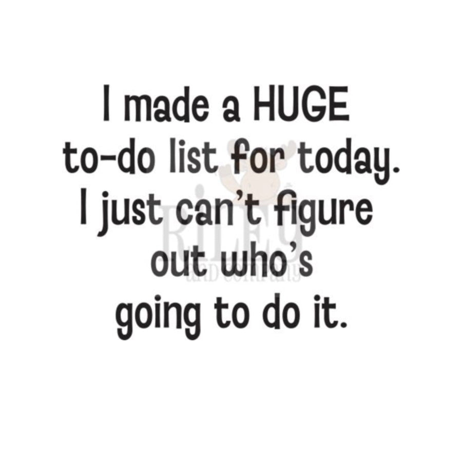 Riley And Company Funny Bones To-Do List Clear Stamp rwd-1479