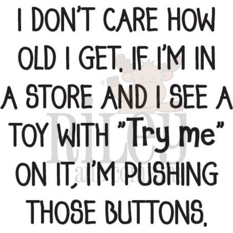 Riley And Company Funny Bones Try Me Clear Stamp rwd-1332