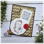 Riley And Company Funny Bones Try Me Clear Stamp rwd-1332 patterns