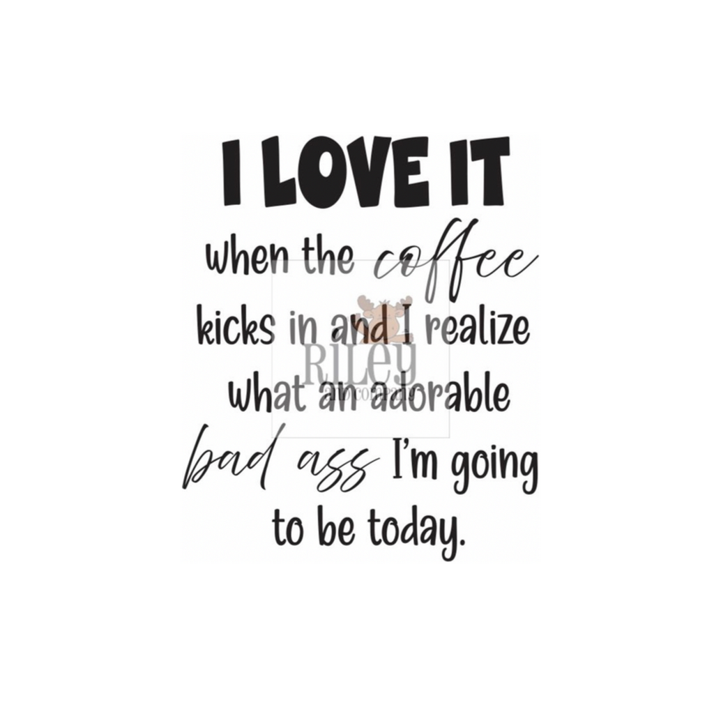 Riley And Company Funny Bones When The Coffee Kicks In Clear Stamp rwd-1387
