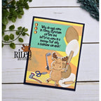 Riley And Company Funny Bones Why Do Eggs Come In Styrofoam Clear Stamp rwd-1302