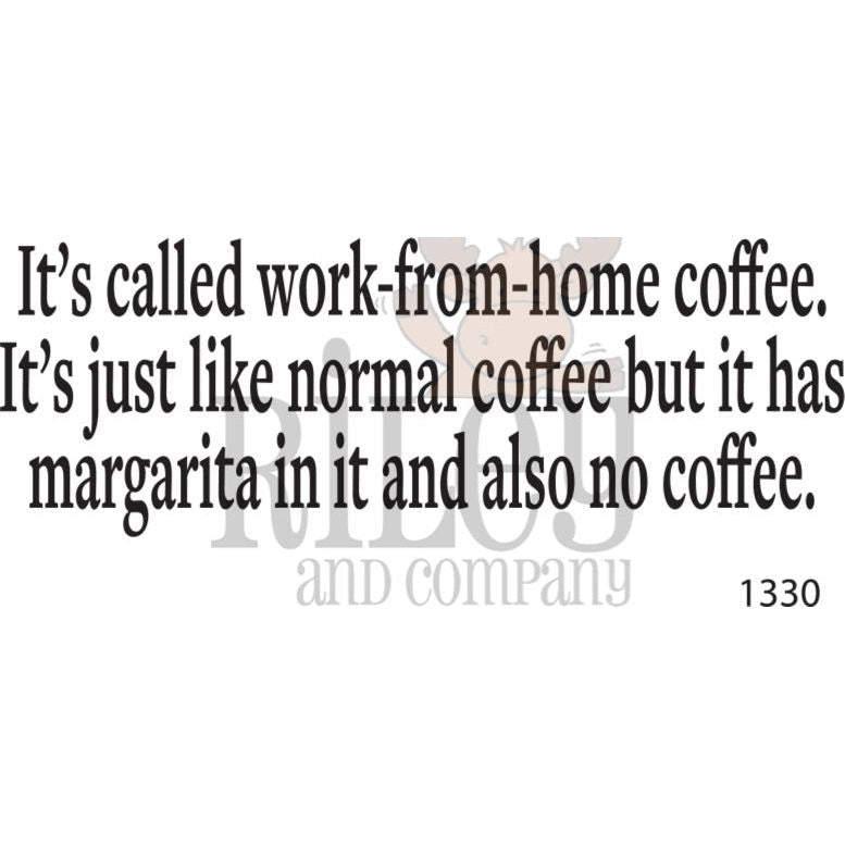 Riley And Company Funny Bones Work From Home Coffee Clear Stamp rwd-1330