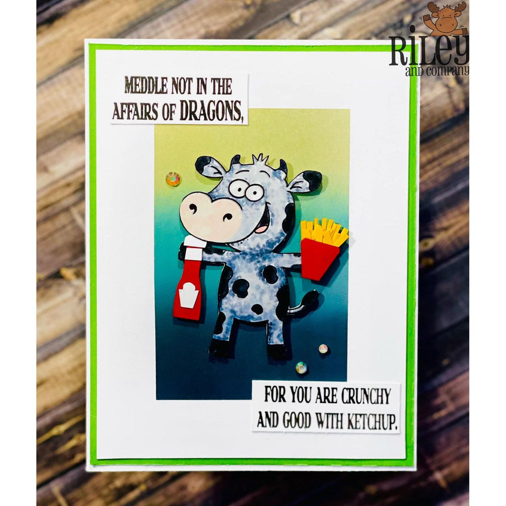 Riley And Company Funny Bones You Are Good With Ketchup Clear Stamp rwd-1299
