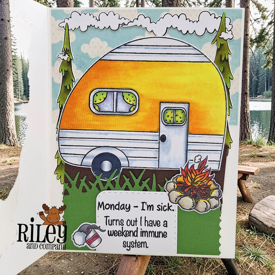 Riley And Company Outdoor Frame Dies rd2023 inside of card