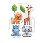 Riley And Company Safari Animals Clear Stamps am103