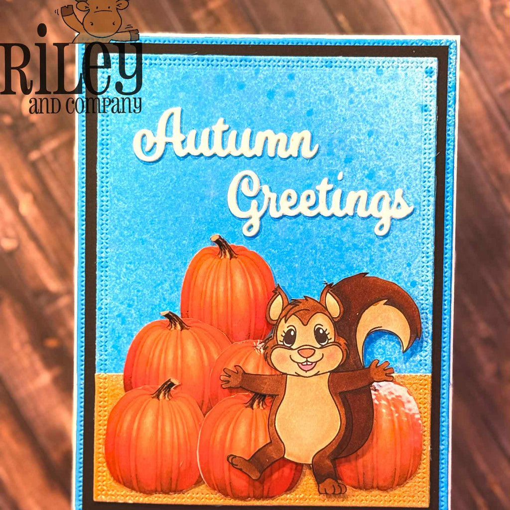 Riley and Company Basic Dress Up Squirrel dur010 pumpkins