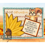 Riley and Company Basic Dress Up Squirrel dur010 sunflower