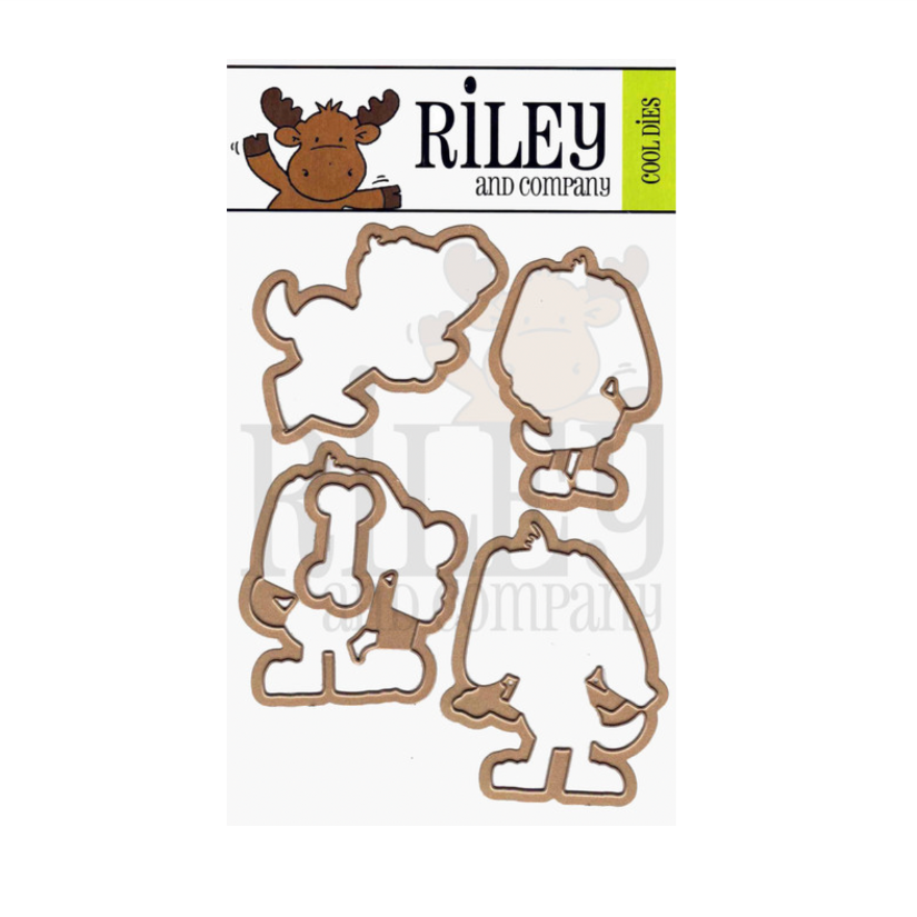 Riley and Company Boomer Big Bones Clear Stamp and Die Set image 2