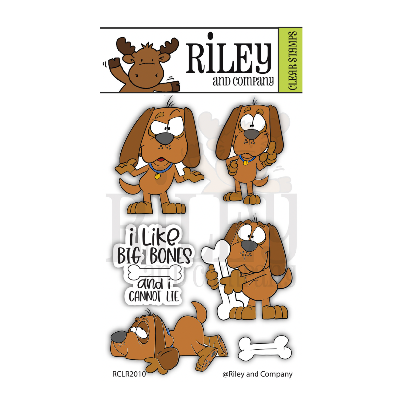 Riley and Company Boomer Big Bones Clear Stamps rclr2010