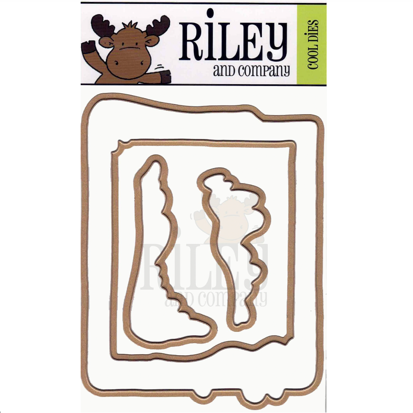 Riley and Company Candy Cane Frame Clear Stamp and Die Set product image 2