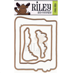 Riley and Company Candy Cane Frame Dies rd2025