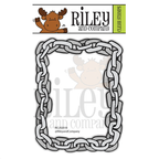 Riley and Company Chain Link Clear Stamp and Die Set image 1