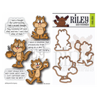 Riley and Company Chipmunks 2 Clear Stamp and Die Set
