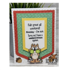 Riley and Company Chipmunks 2 Clear Stamps rclr2020 chubby cheeks sick