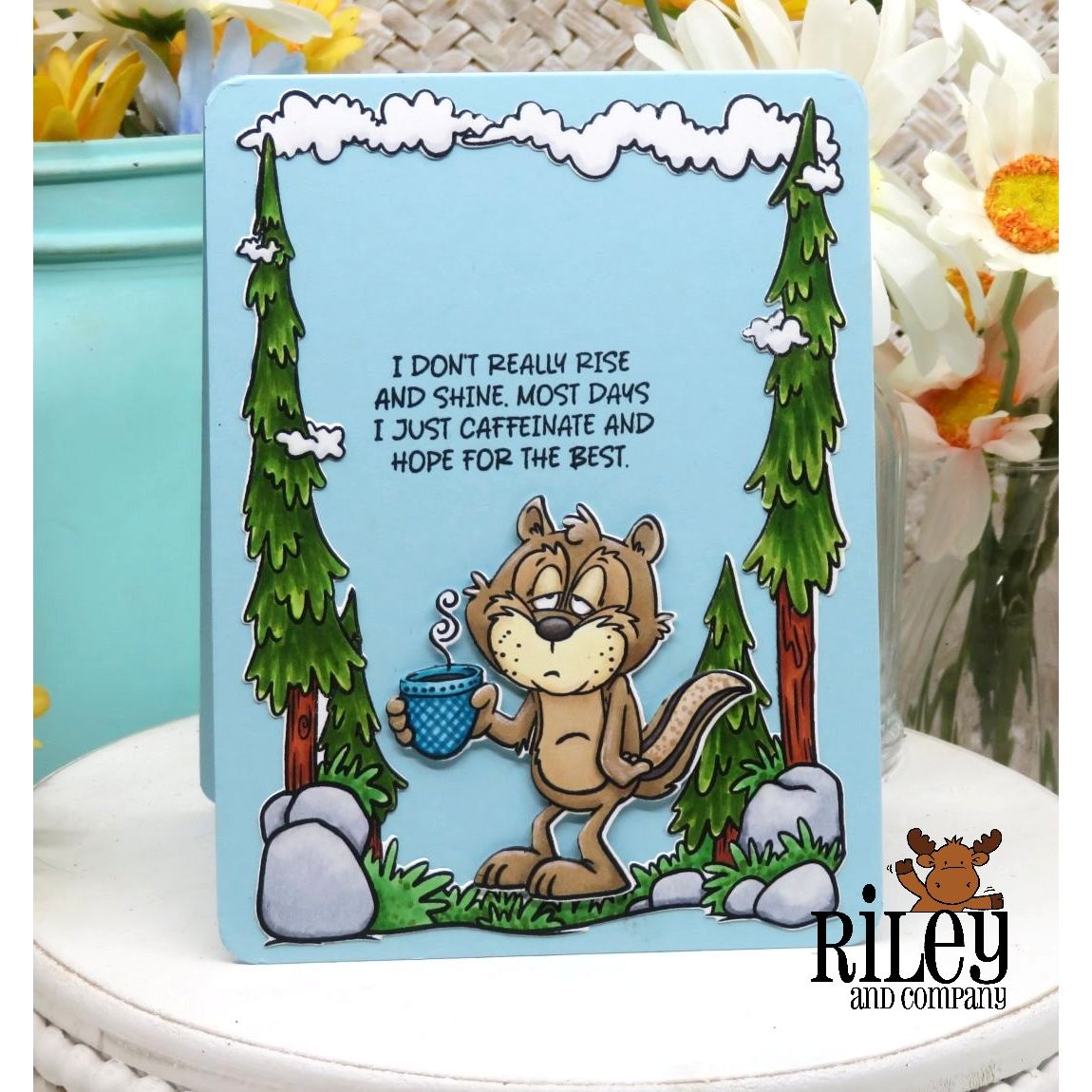 Riley and Company Chipmunks 2 Dies rd2020 blue background