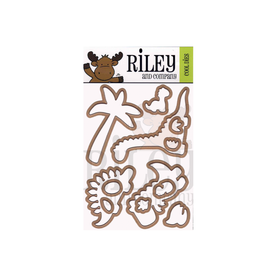 Riley and Company Dinosaurs Clear Stamp and Die Set product image 2