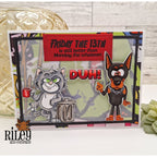 Riley and Company Dobermans DUH! Clear Stamps rclr2011 trash can