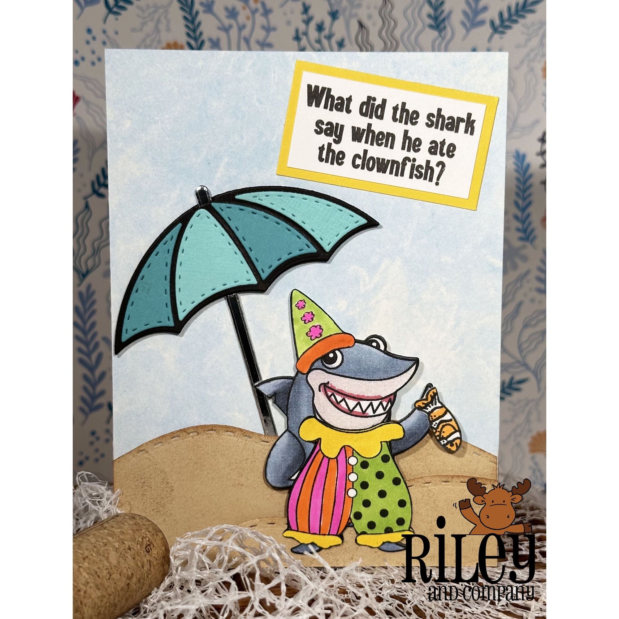 Riley and Company Dress Up Shark Dies rd009 umbrella