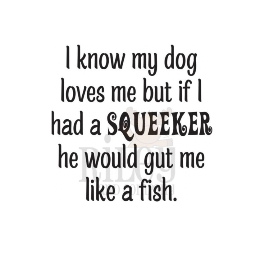 Riley and Company Funny Bones If I Had A Squeeker Clear Stamp rwd-1432