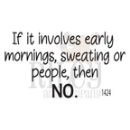 Riley and Company Funny Bones Mornings, Sweating and People Clear Stamp rwd-1424