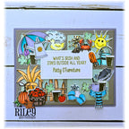 Riley and Company Funny Bones Patty O'Furniture Clear Stamp rwd-1437 four seasons