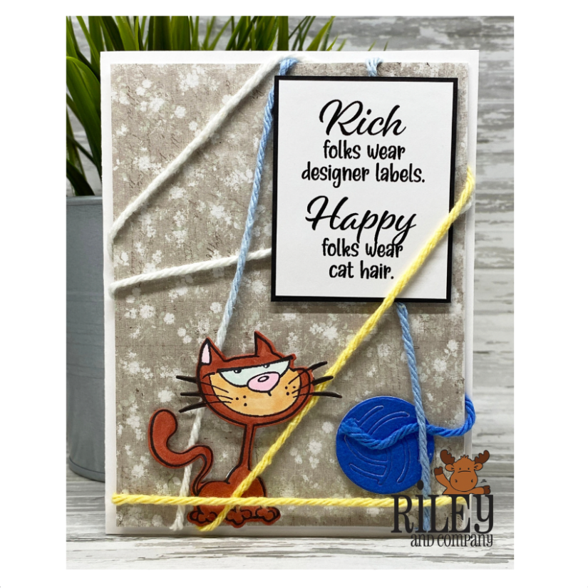 Riley and Company Funny Bones Rich Folks Wear Designer Labels Clear St ...