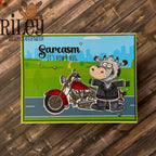 Riley and Company Funny Bones Sarcasm is How I Hug Clear Stamp rwd-1436 motorcycle