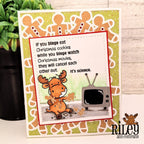 Riley and Company Funny Bones Science Rules Clear Stamp rwd-1430 tv