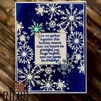 Riley and Company Funny Bones Stretchy Pants Clear Stamp rwd-1427 snowflakes
