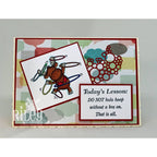 Riley and Company Funny Bones Today's Lesson Clear Stamp rwd-556 moose