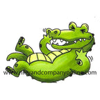 Riley and Company Giggling Crocodile Clear Stamp rly336